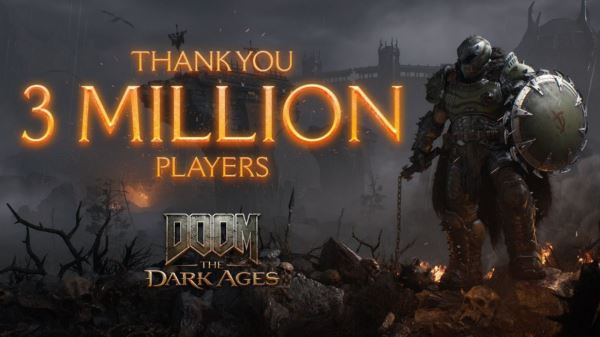 Аудитория DOOM: The Dark Ages превысила 3 млн игроков
