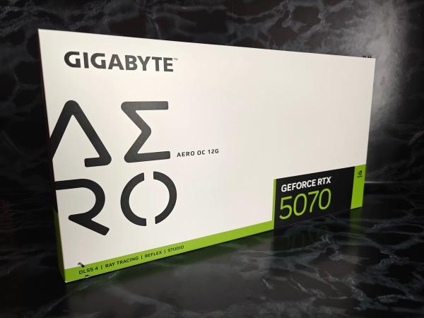 Обзор видеокарты Gigabyte GeForce RTX 5070 Aero OC: стиль и производительность