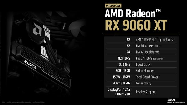 AMD представила народную видеокарту Radeon RX 9060 XT — на 15% выгоднее RTX 5060 Ti