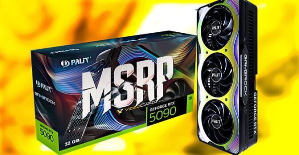 Видеокарта RTX 5090 подешевела в Европе — цены опустились ниже рекомендованных