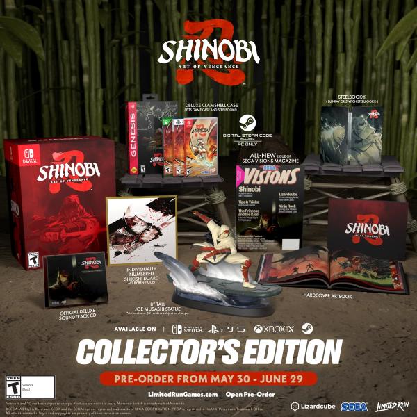Создатели Shinobi: Art of Vengeance представили коллекционное издание игры и поделились видео с процессом разработки