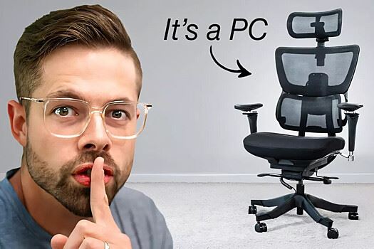 Блогер Basically Homeless представил игровой компьютер-кресло с RTX 4060