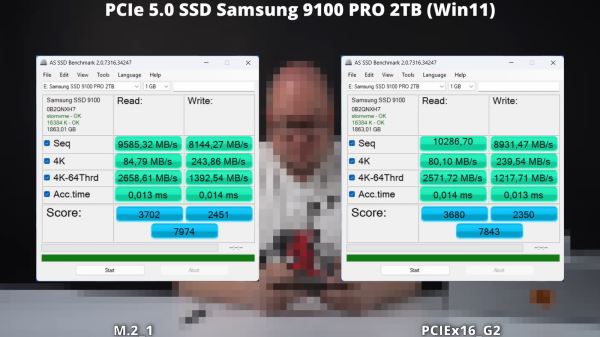 Intel Core Ultra в настольных ПК «режет» скорость SSD
