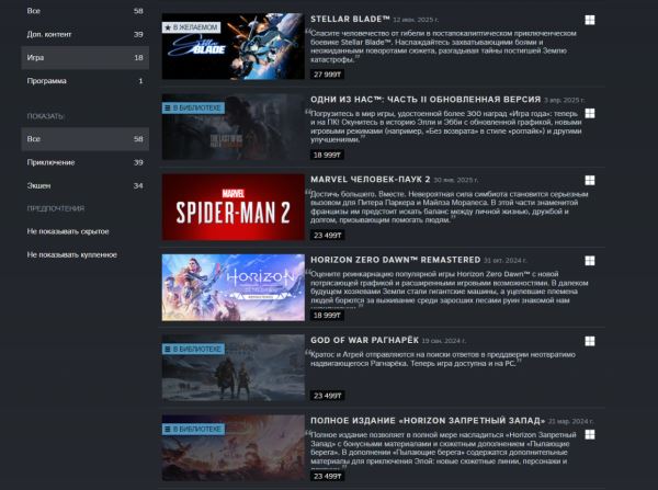 Sony вернула в продажу The Last of Us 2 и другие игры на ПК в странах без PSN